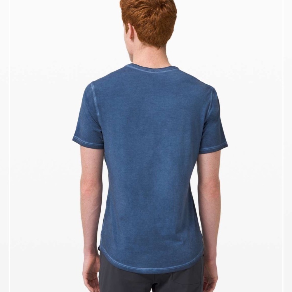 Lululemon 5 Year Basic V *Wash Code Blue Sun Wash - image 3